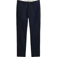 Gant para hombre. 1501000 Pantalones chinos Slim Fit Azul Marino (36/32), Casual, Algodón, Clásico, outlet 2026.