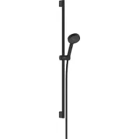Hansgrohe Juego de ducha Activera S 95, 1 chorro, EcoSmart, con barra de ducha de 90 cm, color mate, 1 unidad.