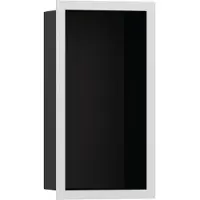 Hansgrohe Hueco empotrado XTRASTORIS Individual, módulo ma-sw, 300x150x100mm. Marco de diseño, color blanco mate, 300 x 150 x 100 mm