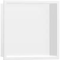 Hansgrohe Módulo empotrado XTRASTORIS original con marco, 300x300x100mm, blanco mate. 300 x 300 x 100 mm, blanco mate