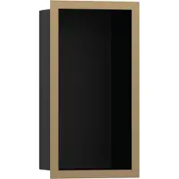 Hansgrohe Wandnische XTRASTORIS Individual, modelo ma-sw, 300x150x100 mm. Marco decorativo de diseño, color bronce cepillado, 300 x 150 x 100 mm
