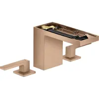 Hansgrohe AXOR 47072310: Grifo de lavabo de 3 orificios, modelo 110