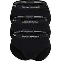 Emporio Armani para hombre. EM000258_AF14132 Set 3 Slips de Punto Elástico negro (M), Homewear, Algodón, outlet 2026.