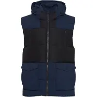 INDICODE JEANS Chaleco 'Flikko' marino / negro