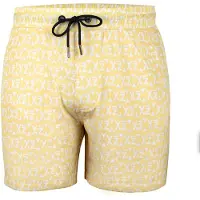 Yeaz Bermudas 'Seashey' amarillo claro / blanco