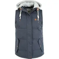 Oxmo Chaleco 'Lewonda' azul noche / gris / blanco