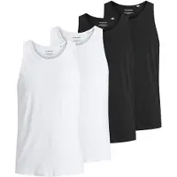 Jack & Jones Camiseta térmica negro / blanco