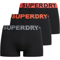 Superdry Calzoncillo boxer gris moteado / rojo / negro