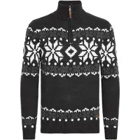 !Solid Jersey 'Norwin' antracita / blanco