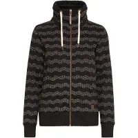 Oxmo Cárdigan 'Vanta' negro / blanco