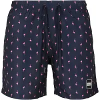 Urban Classics Bermudas azul noche / rosa claro