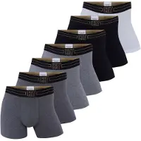 Cr7 - Cristiano Ronaldo Calzoncillo boxer gris / negro / blanco