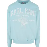 Karl kani Sudadera azul claro / blanco