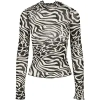 Urban Classics Camiseta crema / marrón oscuro