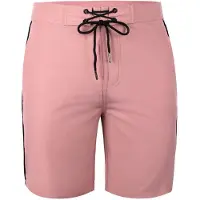 Yeaz Bañador deportivo 'Davey' altrosa / negro / blanco