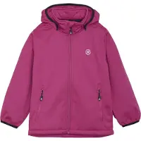 Color Kids Chaqueta funcional rosa oscuro / blanco