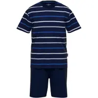 Götzburg Pijama largo azul / navy / blanco