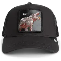 GOORIN BROS. Gorra 'Gorra goorin bros negra hipopotamo gut hipo trucker cap' negro