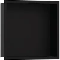 Hansgrohe Hueco empotrado XTRASTORIS Individual, modelo ma-sw, 300x300x100 mm. Marco decorativo ma-sw, 300 x 300 x 100 mm, color mate