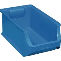 Allit Caja de almacenamiento transparente "Sichtlagerkasten ProfiPlus", modelo 4, fabricada en polipropileno (PP), de color azul