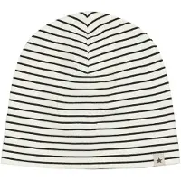 Huttelihut - Kid's Beanie Stripe Rib - Gorro size 53 cm - 4-6 Years, blanco