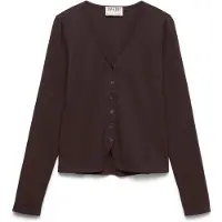 Vero Moda Cárdigan 'AWCPatricia' marrón oscuro