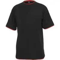 Urban classics Camiseta rojo / negro