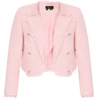 Faina Blazer rosa / blanco