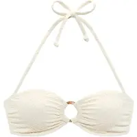 LASCANA Top de bikini blanco