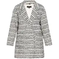 Faina Blazer negro / offwhite
