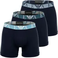 Emporio Armani Calzoncillo boxer azul / azul noche / azul oscuro / gris