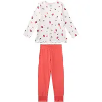 Sanetta Pijama melón / blanco perla