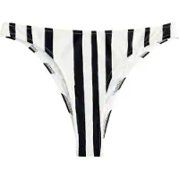 Next Braga de bikini negro / blanco
