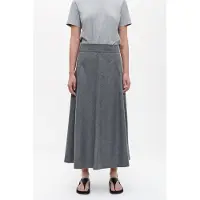 ZENGGI Wool Mix Long Skirt Grey Melange Talla: XS | Faldas Maxi Outlet | Mujer | Gris