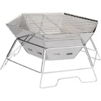 Relags - Grill- Und Feuerschale Hexagon - Barbacoa stainless steel