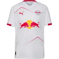 Puma Camiseta de fútbol 'RB Leipzig 25/26' amarillo / rojo fuego / blanco