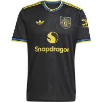 Adidas Camiseta de fútbol 'Manchester United 25/26' azul / amarillo / negro