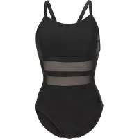 Arena - Women's Mesh Equals Swimsuit Back B - Traje de baño size 44, negro