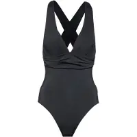 Seafolly - Women's Collective Cross Back One Piece - Traje de baño size 18, negro