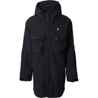 Lyle & Scott Guard Parka Black Ice Talla: L | Chaquetas de Invierno Outlet | Hombre | Negro