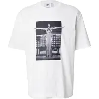 Adidas Unisex Originals Hot Shot Graphic Tee White Talla: L | Camisetas de Seda Outlet | Unisex | Blanco