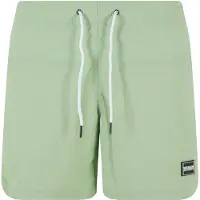 Urban Classics Bermudas verde / negro / blanco