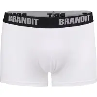 Brandit Calzoncillo boxer gris claro / negro / blanco