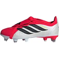 Adidas adidasBota de fútbol con lengüeta Predator League césped natural húmedo 30 1/2 Lucid Red / Core Black / Cloud White Niño