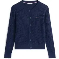 Tommy Hilfiger Cárdigan 'Mini Cable' marino