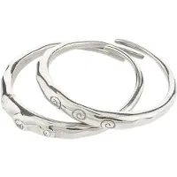 Pilgrim Anillo 'Fire' plata
