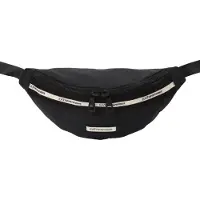 EA7 unisex. 7X000637_AF23098 Riñonera Logo Series de nailon negro (OSFA), Casual, Poliamida, outlet 2026.