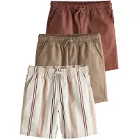 Next Pantalón marrón rojizo / capuchino / blanco natural