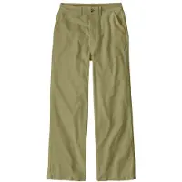 Patagonia - Women's Point Reyes Canvas Wide Leg Pants - Pantalones de ocio size 42, oliva