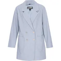Dreimaster Abrigo de entretiempo azul denim